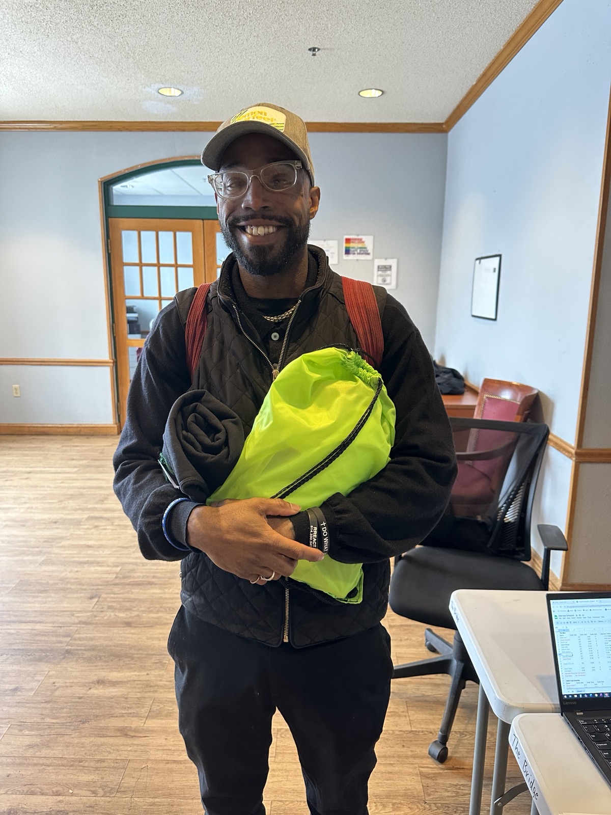 Participant with Pac_Pack